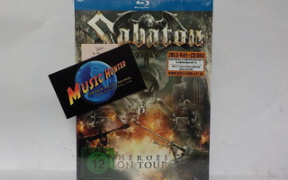 SABATON - HEROES ON TOUR UUSI "SS" 2BLUE-RAY + CD