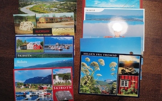Norja aiheisia postikortteja 10 kpl