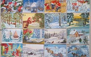 Marja-Liisa Pitkäranta joulukortteja