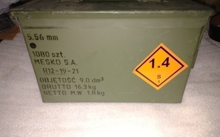 Patruunalaatikko cal. 5.56 mm  Mesko Puola