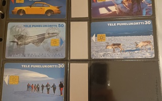 9 puhelukorttia TELE