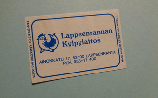 TT-etiketti Lappeenrannan Kylpylaitos