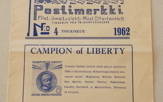 Vanha Postimerkki ilmoituslehti v. 1962, Lauri Peltonen