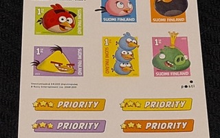 POSTIMERKKIARKKI # Angry Birds  ( 6x1lk )