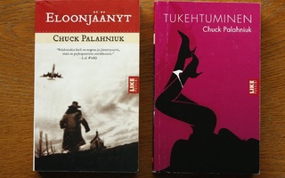Chuck Palahniuk Eloonjäänyt & Tukehtuminen kirjat