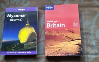 Myanmar (Burma), Walking in Britain, Lonely Planet matkakirj
