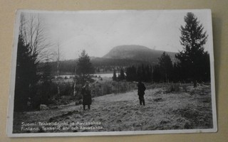 Tenkeliönjoki ja Aavasaksa, valokuvapk, p. 1935 Eestiin