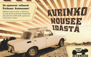 AUTOKORTTI - AURINKO NOUSEE IDÄSTÄ