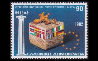 Kreikka 1824 ** Euroopan sisämarkkinat (1992)