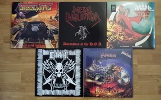 5x Heavy metal LP