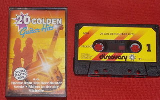 C-kasetti - 20 GOLDEN GUITAR HITS - 1980's rautalanka EX+