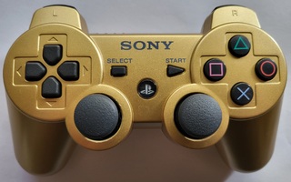 Aito Sony DualShock 3, metallic gold, putsattu