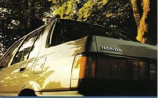 Honda Civic -esite, 1985
