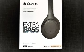 Sony WH-XB900N Extra Bass lankattomat kuulokkeet.  1kpl