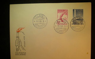 FDC XV Olympia 1952 - 16.XI.51