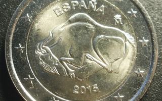 Espanja 2 € 2015 juhla Altamira UNC