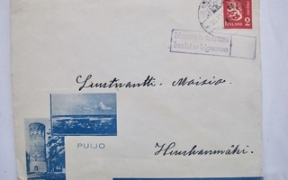 VANHA Kuvallinen Kuori Kuopio 1939 Sotasensuuri ym