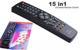 15in1 Yleis kaukosäädin / Universal Remote Control *UUSI*