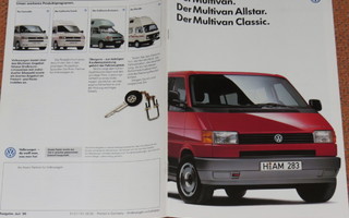 1995 VW Transporter esite -  KUIN UUSI - 36 sivua