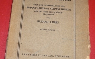 Rudolf Louis : Grundriss der Harmonielehre  1914