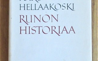 Aaro Hellaakoski: Runon historiaa