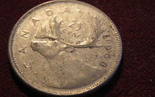 25 cents 1968 Kanada