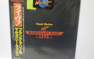 FRANK MARINO - MAHOGANY RUSH LIVE  JAPAN PRESS M-/M- LP