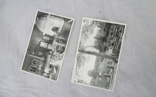 KOTKA langinkoski : 2 vanhaa postikorttia v 1958