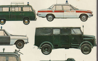 Werner Oswald , Die Kraftfahrzeuge der Polizei