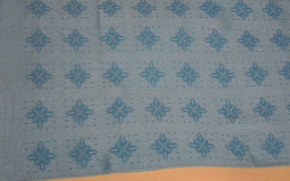 Retro sininen pöytäliina 100 cm x 104 cm