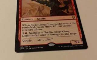 mtg / magic the gathering / siege-gang commander