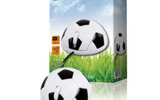 basicXL optinen jalkapallo hiiri, 800 DPI, 1.4m, USB *UUSI*