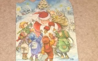 LISI MARTIN: Joulupukki jakaa lahjoja lapsille / VIRO