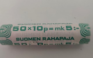 10 PENNIÄ RULLA ALUMIINIPRONSSIA 1982.