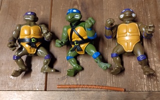 TMNT vintage figuurit 3kpl