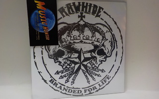 RAWHIDE - BRANDED FOR LIFE UUSI CLEAR BLUE VINYL 7"