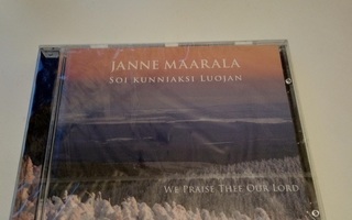 CD JANNE MAARALA - SOI KUNNIAKSI LUOJAN (UUSI!! ) Sis.pk:t