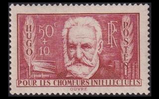 Ranska 338 ** Runoilija Victor Hugo (1936)