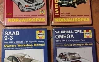 Alfam/Haynes korjauskirja Mercedes Benz, Saab, Opel Vauxhall