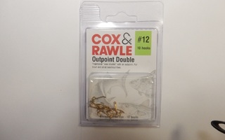 Cox&Rawle 2-h -taimenperhokoukut, koko:12, 10kpl