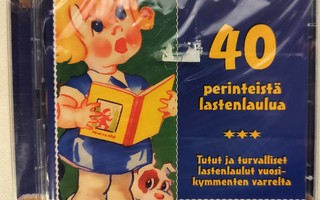40 PERINTEISTÄ LASTENLAULUA-2CD, VLCD-1116D,v.2004