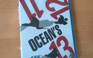 Ocean's 11 12 13 (3 x Blu-ray, uusi)