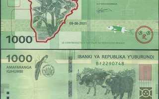 Burundi 1000 Francs 2021 (P-51b) UNC