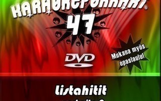 KARAOKEPOKKARI DVD VOL. 47 - Listahitit Parhaita 9