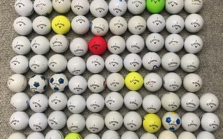 Golfpalloja, 104 kpl, käytettyjä, Callaway
