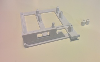 3D printattu kehikko (A500) Amiga Gotek USB:lle