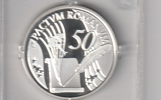 BELGIUM 10€ 2007 SILVER 0.925