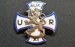 AUK UR XI -kurssimerkki 1933, hopeaa