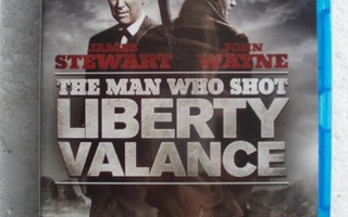Mies, joka ampui Liberty Valancen (Blu-ray, uusi)