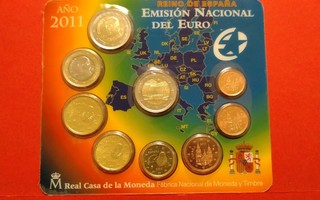 Espanja, Euro vuosisarja 2011 + juhla 2 euroa.
